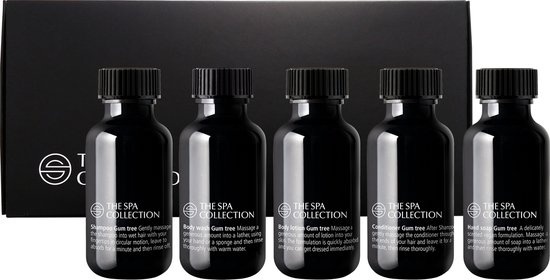 The Spa Collection Gum Tree - Travel Set - Vegan Friendly - 5 x 40ml