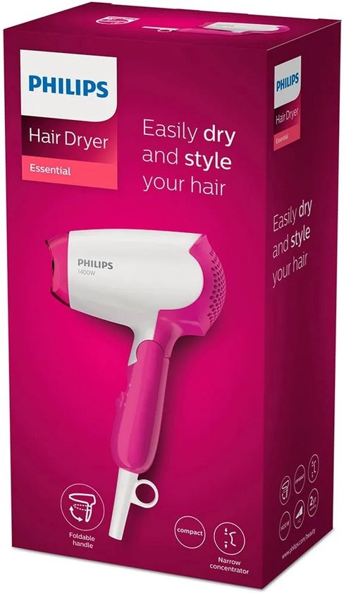 Philips DryCare Theremoprotect - Föhn - Reisföhn - BHD003/00