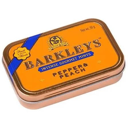 Barkleys gourmet mints pepper & peach 50gr