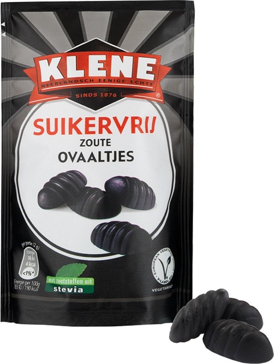 Klene Zoute Ovaaltjes - suikervrij - 110g
