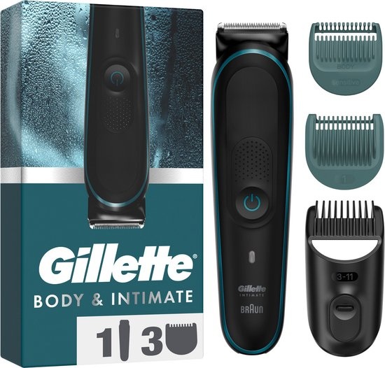 Gillette Intimate Trimmer - Intieme Zone Trimmer en Bodygroomer Voor Mannen - voor de Schaamstreek