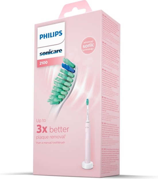 Philips Sonicare 2100 Series - Elektrische Tandenborstel - Roze - HX3651/11