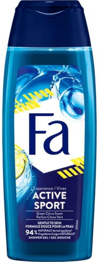 Fa Men - Douchegel - Active Sport - Verfrissend - Green Citrus - 250 ml