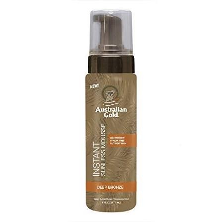 AUSTRALIAN GOLD INSTANT SUNLESS MOUSSE 177 ML.