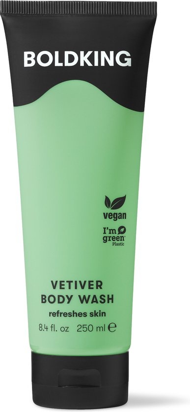 Boldking Douchegel Vetiver - Bodywash voor Heren - 250 ml