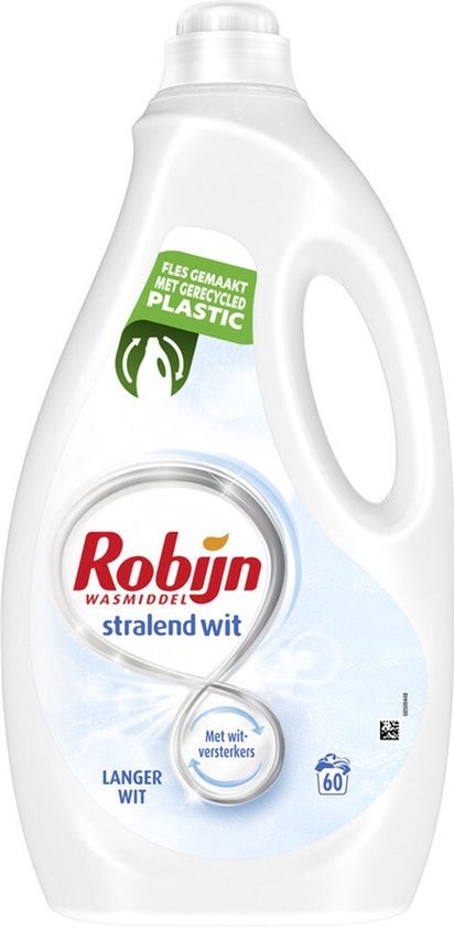 Robijn - Vloeibaar Wasmiddel - Stralend Wit - 60 wasbeurten