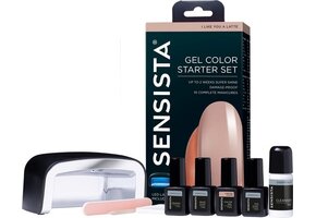 Sensista Color Gel Starter Set - I Like You A Latte - Gellak - Nude - Gel nagellak - met LED Lamp