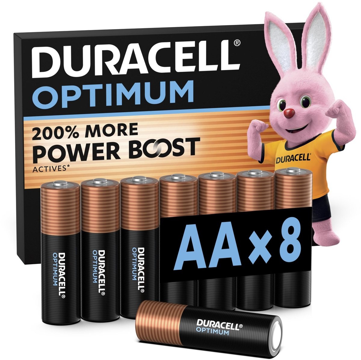 Duracell Optimum AA - alkaline batterijen - 1,5V, LR6 - 8 stuks
