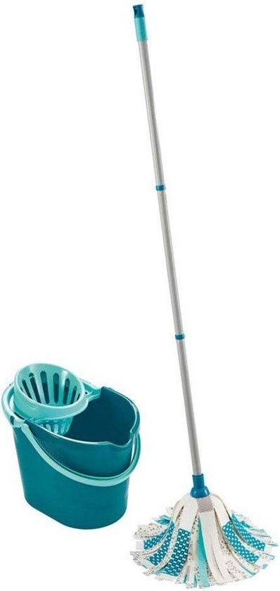 Leifheit Power Mop 3in1 - Compleet Systeem - mop - emmer met pers