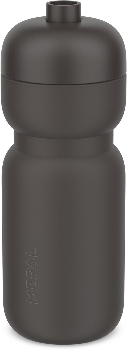 Mepal Bidon squeeze Sport - 600 ml - Knijp en drink - Lekdicht ventiel - Vaatwasmachinebestendig - Drinkflessen - Graphite black