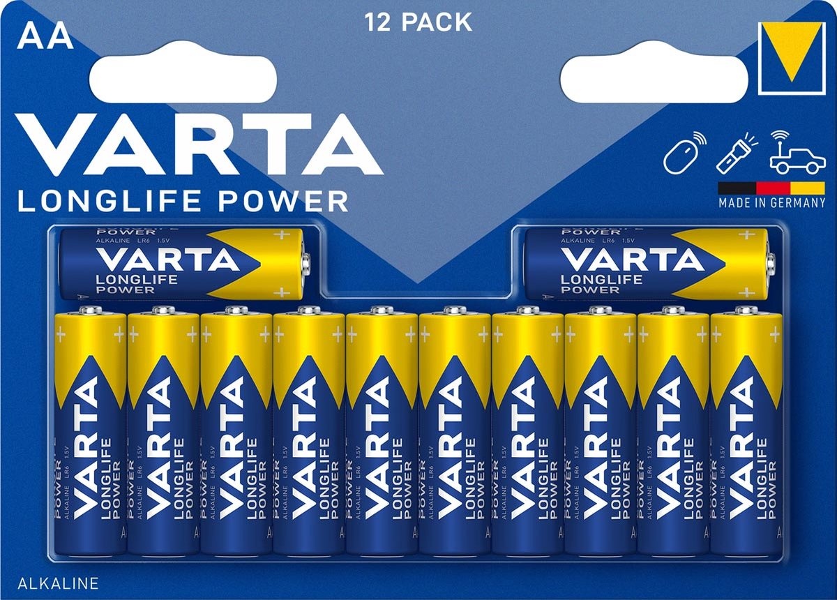 Varta Longlife Power AA 12 stuks