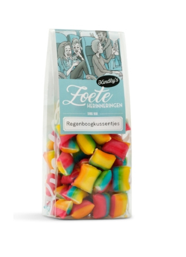 Kindly's Zoete Herinneringen Regenboogkussentjes 150 gram