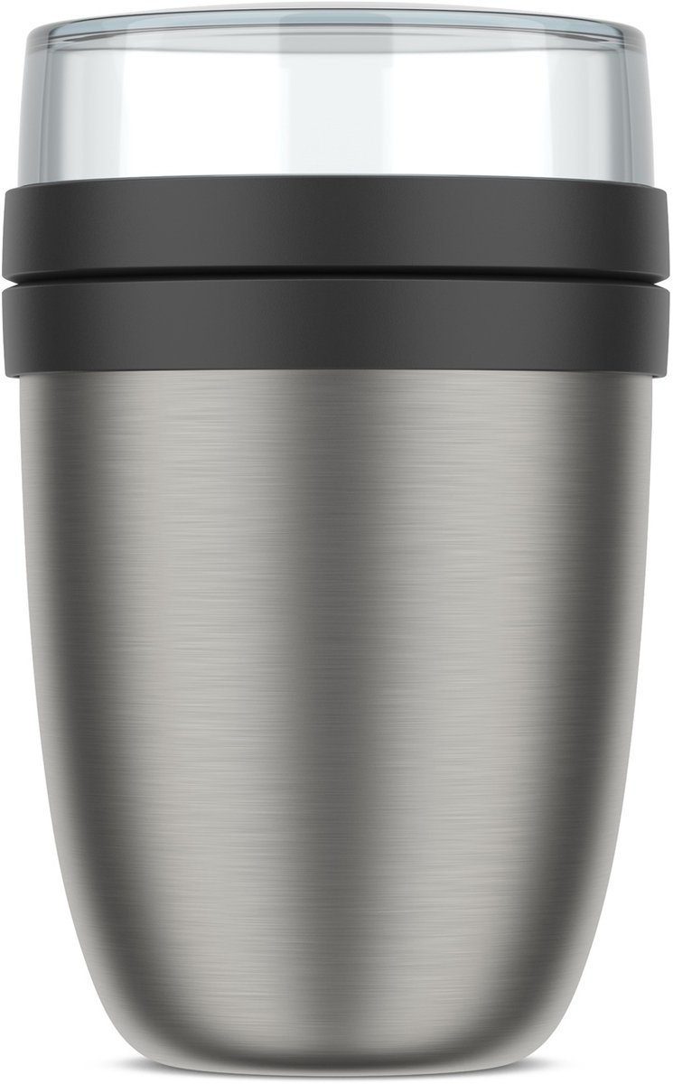 Mepal Isoleer lunchpot Ellipse - 500 ml - Thermos lunchbox - Nordic black
