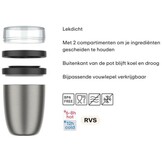 Mepal Isoleer lunchpot Ellipse - 500 ml - Thermos lunchbox - Nordic black