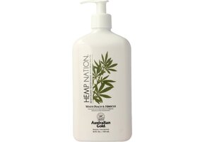 Australian Gold Hemp Nation After Sun Bodylotion White Peach - Hibiscus 535 ml