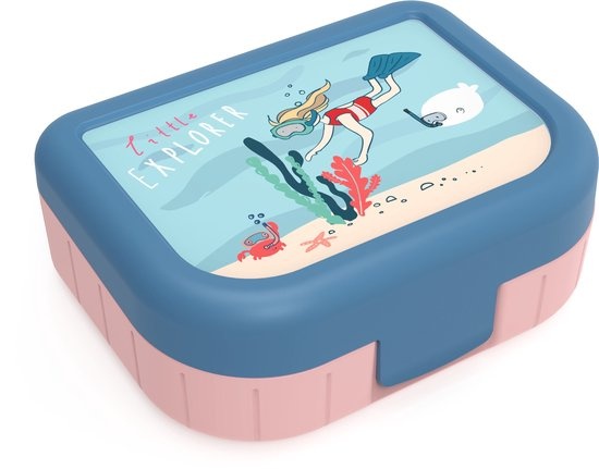 Lunchbox To Go Memory Kids 1 liter kids explorer girls 166x133x61mm
