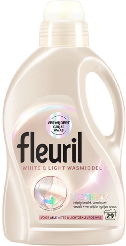 Fleuril White & Light Wasmiddel 29 wasbeurten - 1,305 liter