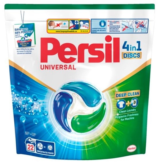 Persil Wasmiddelcapsules Discs Universal - 22 stuks