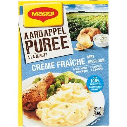 Mousline Aardappelpuree á la min Crème Fraîche
