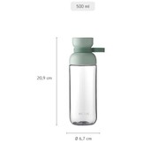 Mepal Vita waterfles - 500 ml - extra drinkgemak - Drinkfles - Nordic black
