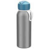 Mepal Isoleerfles flip-up Campus - 350 ml - 12 uur koud / 4 uur warm - Drinkfles met rietje voor kinderen - Cool blue