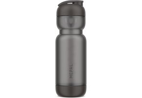 Mepal Shakebeker Sport - 800 ml - Shake en drink - Inclusief mixer & maatverdeling - Eenvoudig schoon te maken - Drinkflessen - Graphite black