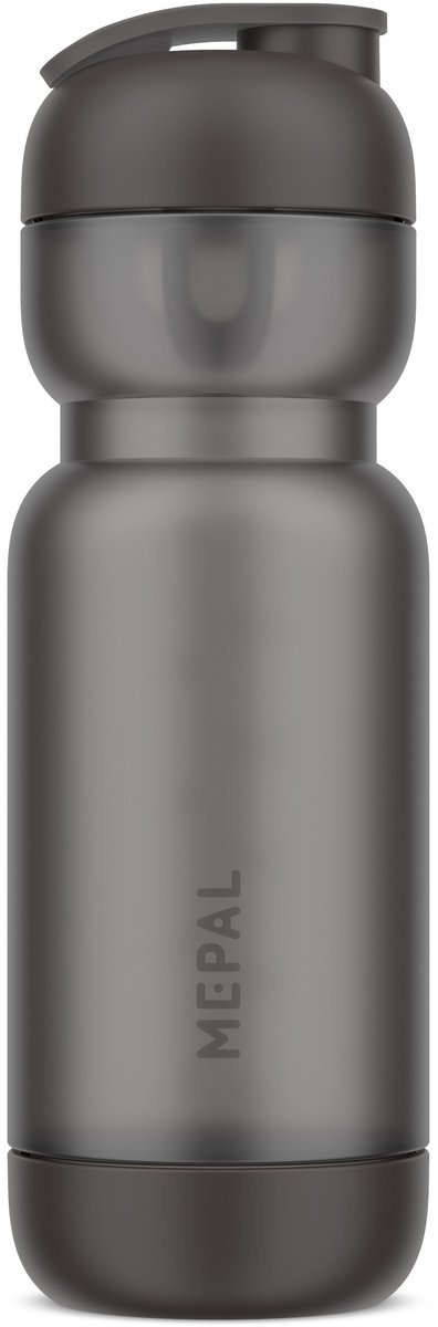 Mepal Shakebeker Sport - 800 ml - Shake en drink - Inclusief mixer & maatverdeling - Eenvoudig schoon te maken - Drinkflessen - Graphite black