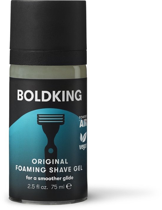 Boldking scheergel Original - Scheerschuim/Scheergel voordeelverpakking mannen - 75ml Shaving Gel