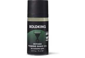 Boldking Scheerschuim Vetiver- Schuimende Scheergel - Scheerschuim Mannen zonder Siliconen of Parabenen - 75 ml