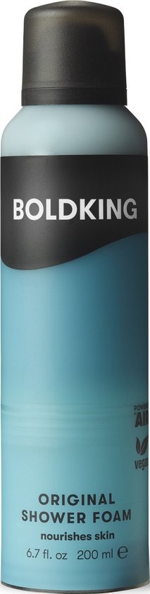Boldking Doucheschuim Original - Douche- en Badschuim voor Mannen - Alle Huidtypen - 200 ml