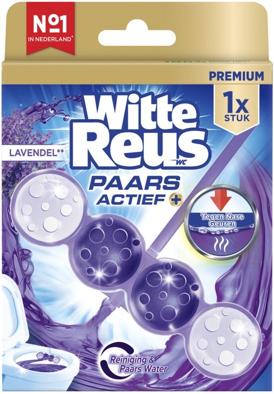 Witte Reus Wc Blok Kracht Actief Lavendel (50 gr)