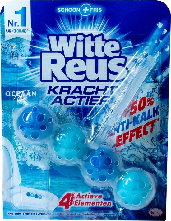 Witte Reus Toiletblok Kracht Actief Oceaan