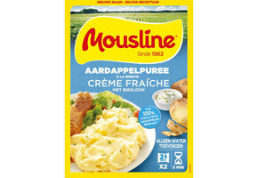 Mousline Aardappelpuree á la min Crème Fraîche