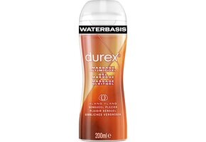 Durex Massage Olie en Glijmiddel 2-in-1 - Sensual met Ylang Ylang - waterbasis - 200 ml