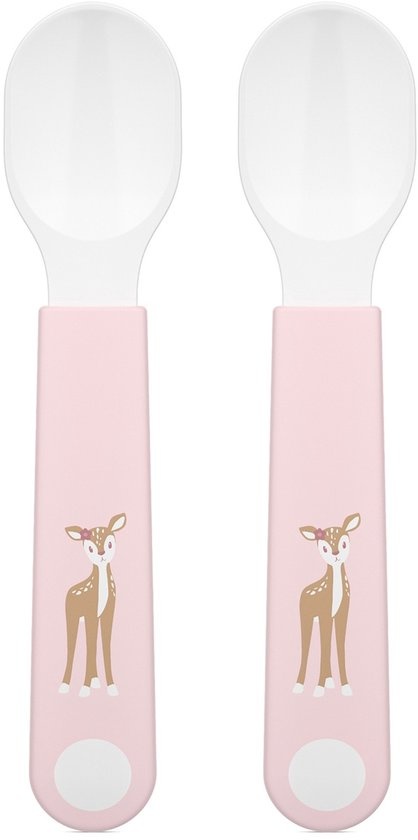 Mepal Mio Oefenlepel Little Dutch - Set van 2 - Goede grip - Kinderservies - Fairy Garden