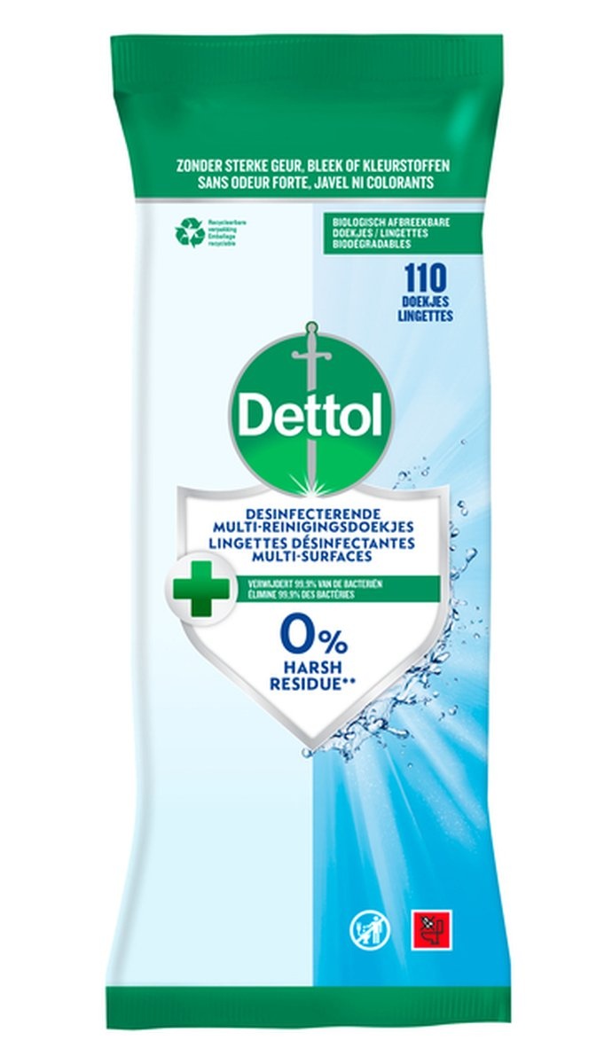 Dettol Desinfecterende Reinigingsdoekjes Cleanser 110 stuks