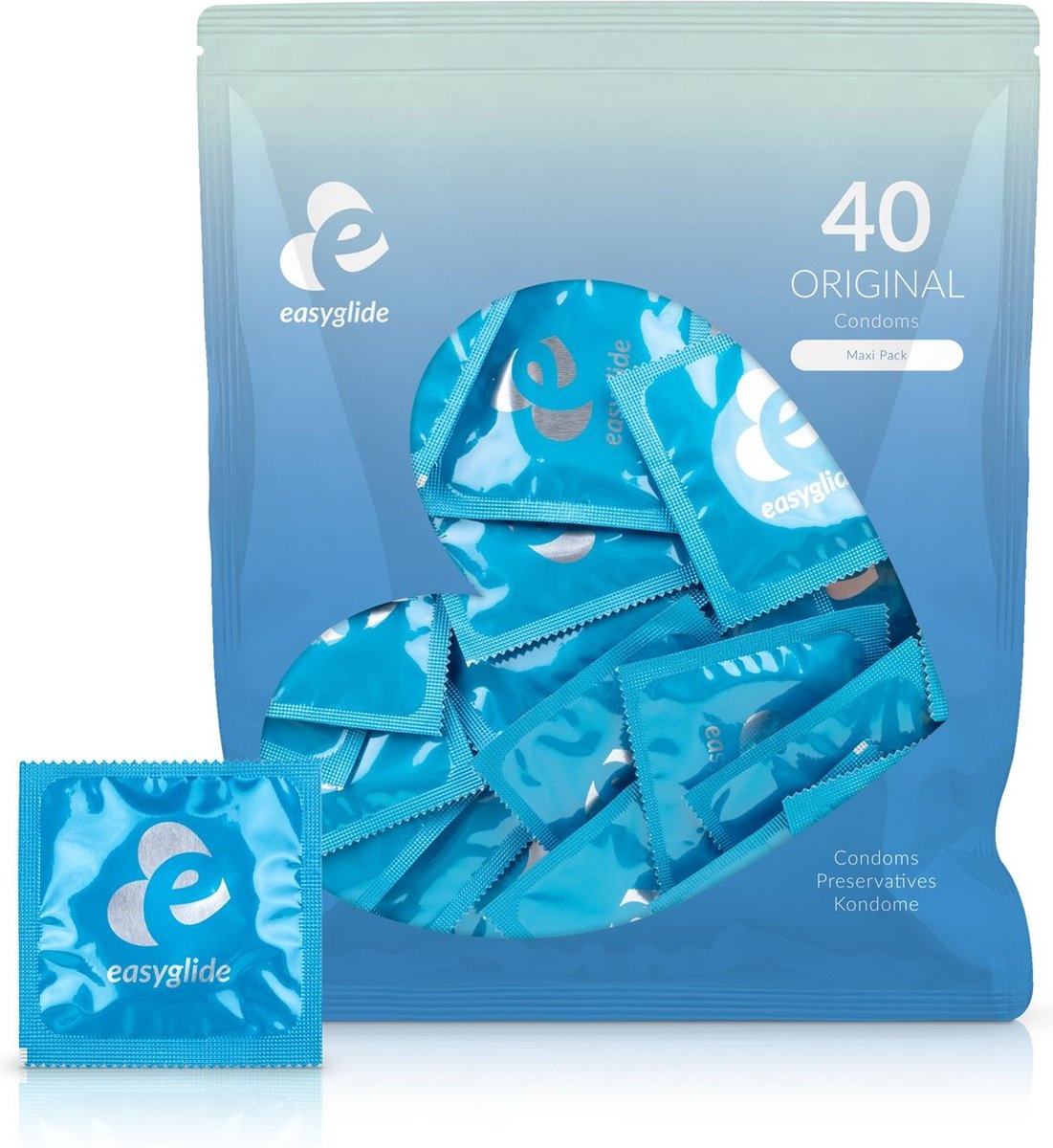 EasyGlide - Original Condooms - Condooms met Glijmiddel - 40 stuks