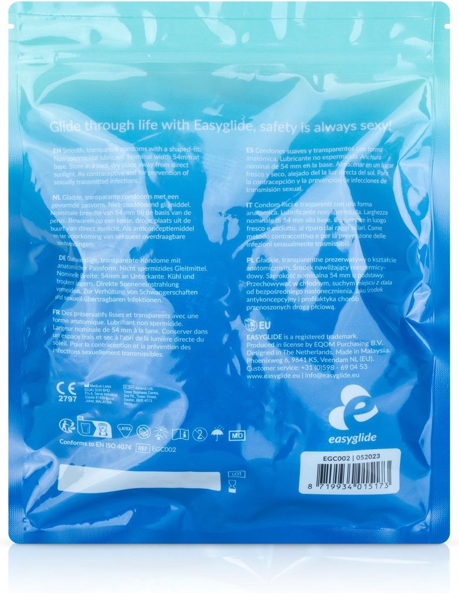 EasyGlide - Original Condooms - Condooms met Glijmiddel - 40 stuks