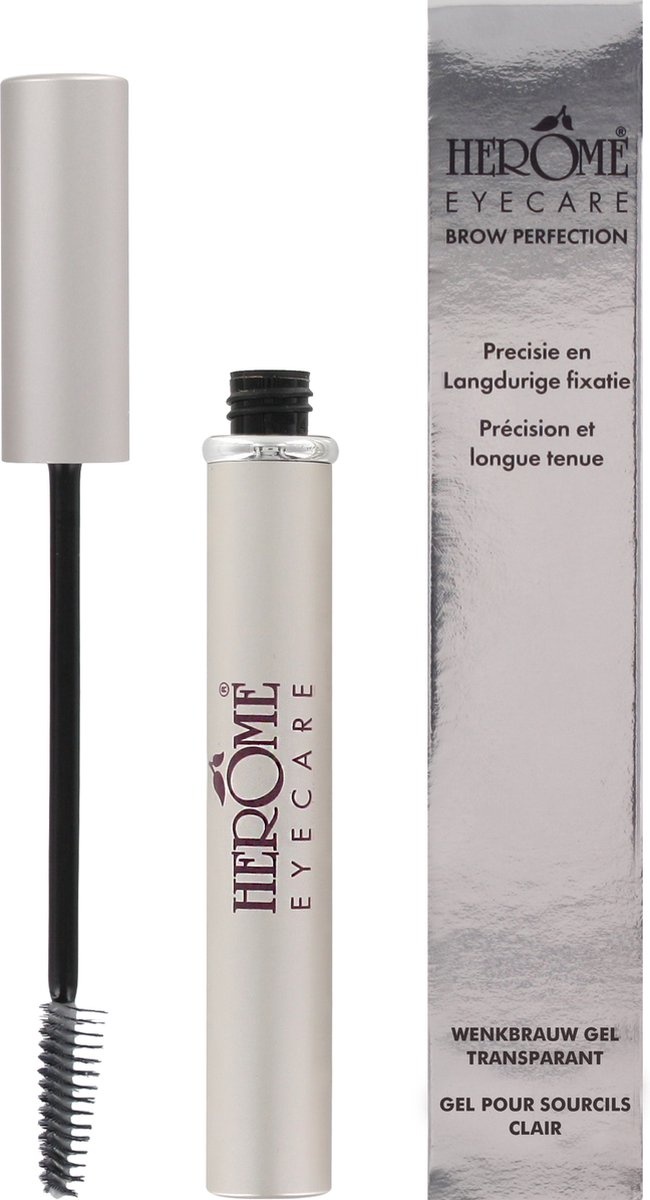 Herome Eye Care Wenkbrauwgel Transparant Medium Fixatie - Brow Gel - Wenkbrauwgel en Wenkbrauwmascara in één - 6ml