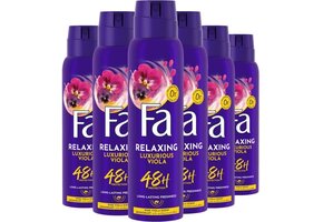 Fa Deodorant Spray - Luxurious Moments - 6 x 150 ml
