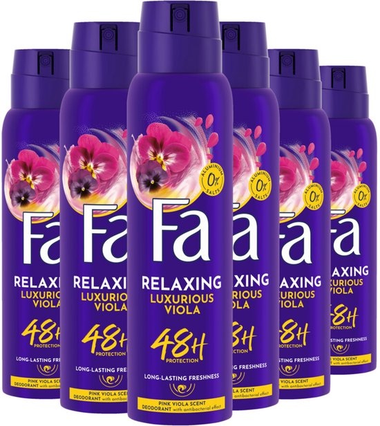 Fa Deodorant Spray - Luxurious Moments - 6 x 150 ml
