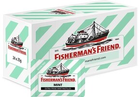 Fisherman's Friend Mint Suikervrij - 24 zakjes x 25 gram