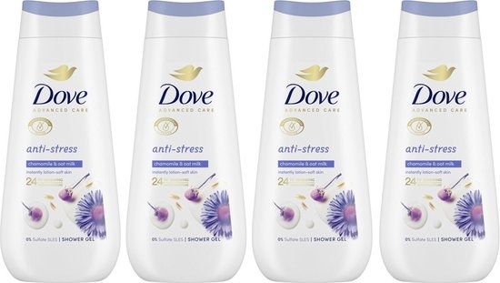 Dove Douchecrème Anti-Stress 4 x 225 ml