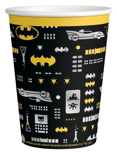 Amscan Batman City papieren beker 8 stuks 250 ml