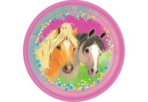 Amscan by Riethmuller - Riethmüller - Borden (papier) -8 Pretty Pony 23 cm