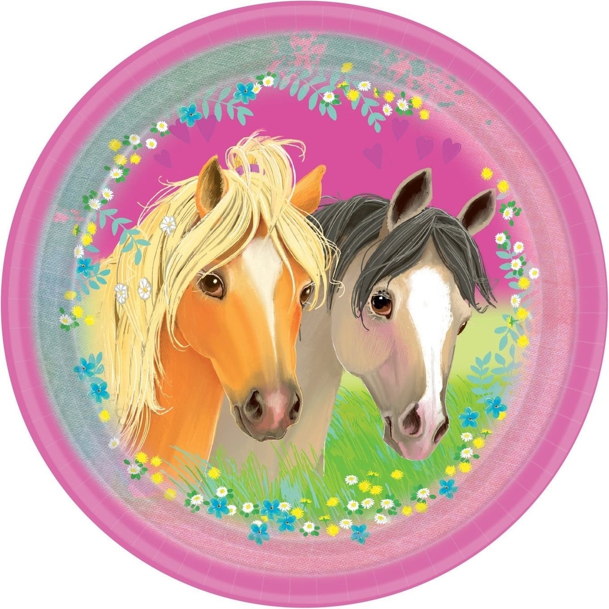 Amscan by Riethmuller - Riethmüller - Borden (papier) -8 Pretty Pony 23 cm