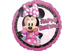 Amscan Folieballon Junior Minnie Mouse Happy Birthday 43 Cm