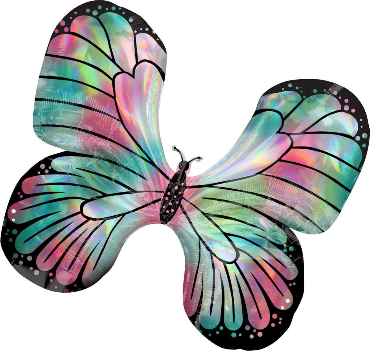 Amscan Super Vlinder Hologram 76cm