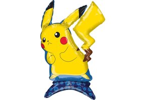 Amscan - Pokemon - Pikachu - Folie tafel ballon - 1 stuk - Leeg 54x61cm