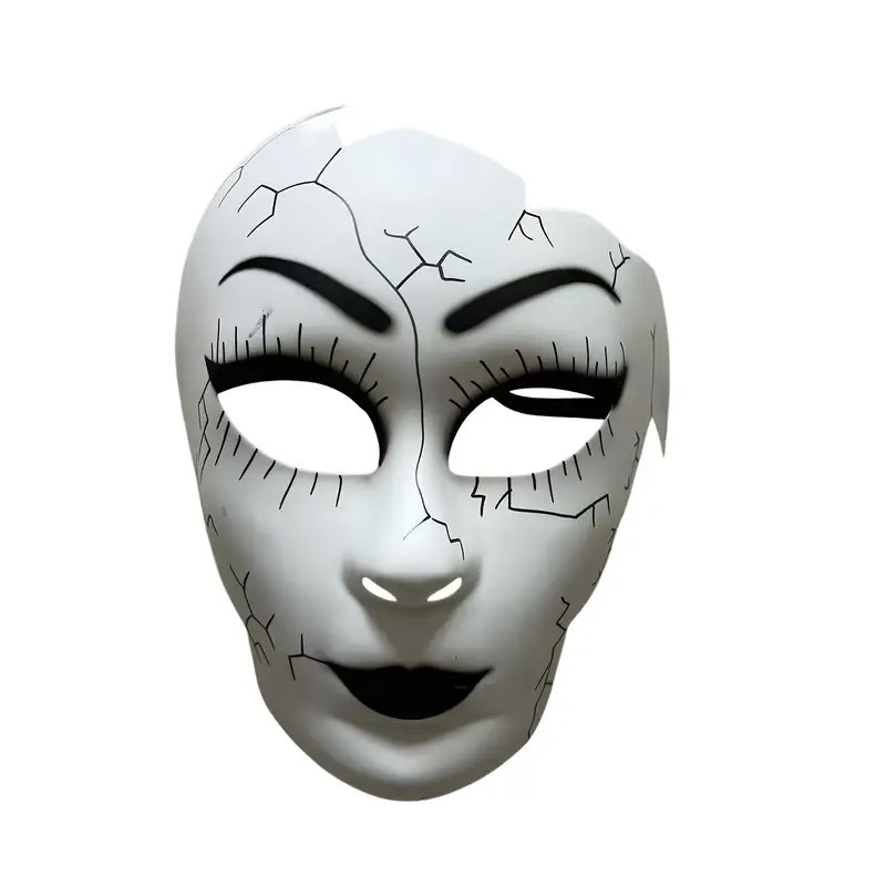 Deco Love PVC Masker Porseleinen pop 23x17,5cm